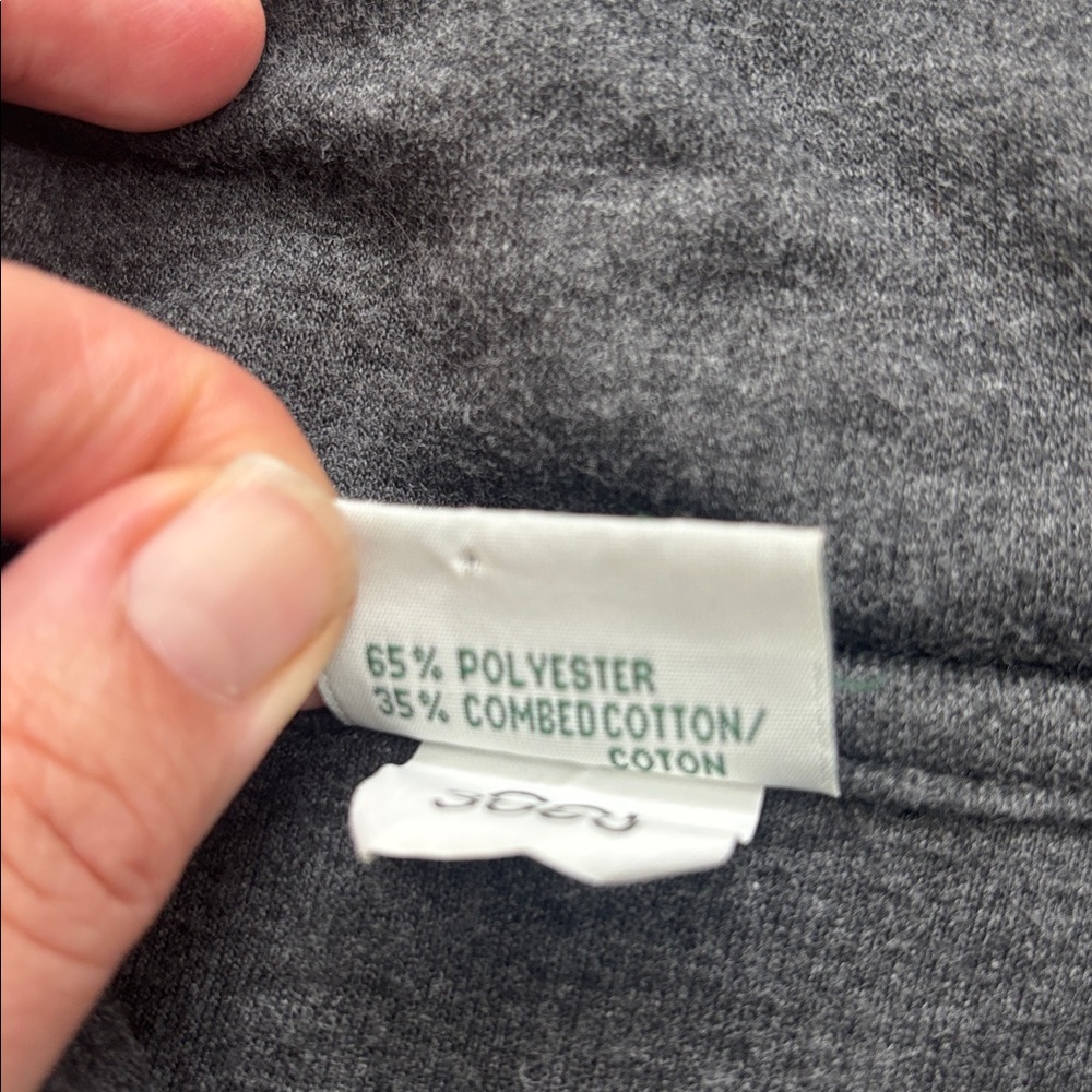 Cottage Cove | Vintage Grey Long Sleeve Polo Sweater with Bear Embroidery Size M - Picture 7 of 10